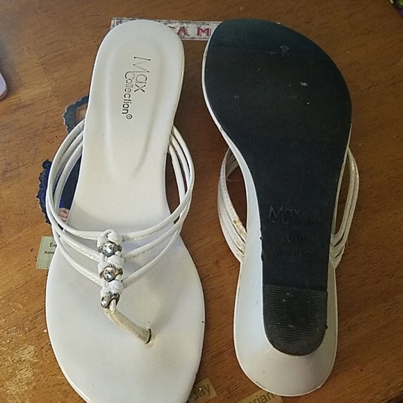 Max Collection White 1.5" Heel Size 10 - Picture 2 of 6
